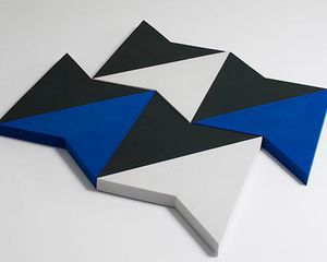 wandmontierte Akustikplatte / Schaumstoff / Dekor / farbig