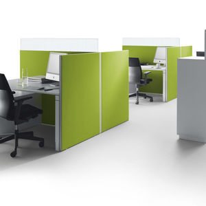 bodenstehende Bürotrennwand 1