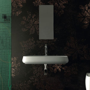 Wand-Waschbecken - 33190101 - Alice Ceramica - rechteckig / Keramik