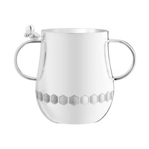 Tasse / versilbertes Metall