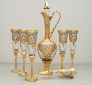 Glas-Sektkelch
