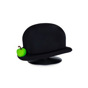Sitzpuff / originelles Design / Stoff / aus lackiertem Stahl / Kunststoff