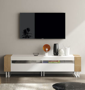 modernes Fernsehmöbel / lowboard / Modul / lackiertes MDF