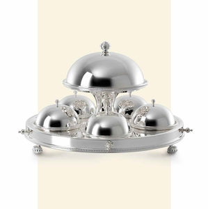 Teeservice / versilbertes Metall