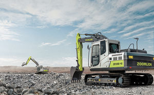 Bagger auf Raupen