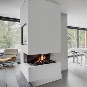 Gaskamin - 2500 - boley - modern / offene Feuerstelle / Einbau