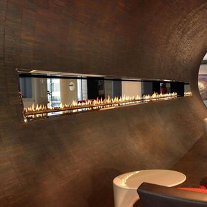 Holzkamin - SPECIAL 14 - boley - modern / offene Feuerstelle / Einbau