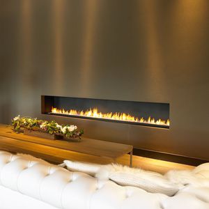 Gaskamin - 2500 - boley - modern / offene Feuerstelle / Einbau