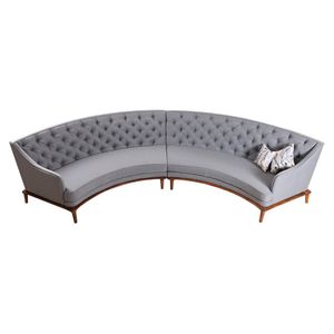 halbrundes Sofa