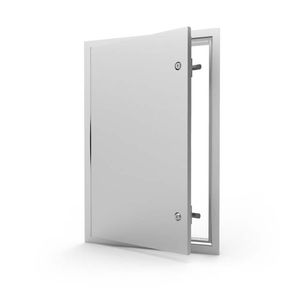 Luke für Wand / rechteckig / Edelstahl