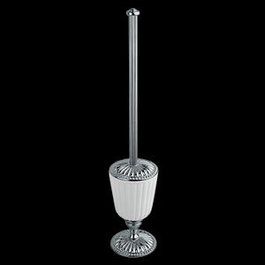 Toilettenbürste / verchromter Messing