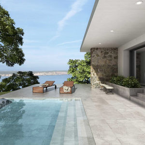 Fliesen für den Innenraum - ÓPERA SILVER - Exagres - für Poolrand