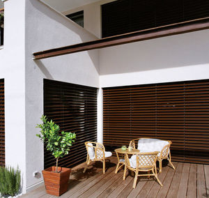Sonnenschutzlamelle / extrudiertes Aluminium