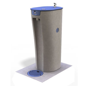 Außenbereich-Trinkbrunnen / Beton / Aluminiumguss