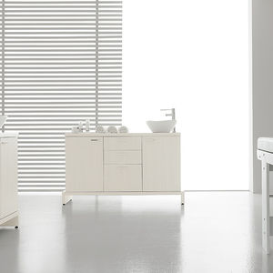 freistehender Waschtisch-Unterschrank / Holz / modern / Schubladen