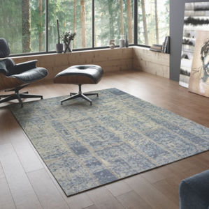 moderner Teppich / Motiv / Polyester / aus Acryl