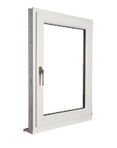Flügelfenster / PVC / Doppelverglasung / mit Wärmedämmung