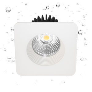 Einbaudownlight / LED / quadratisch / Aluminiumguss
