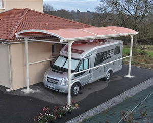 Carport für Wohnmobil / glasfaserverstärktes Polyester