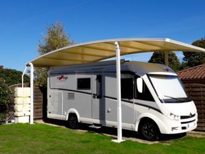 Carport für Wohnmobil / Glasfaser