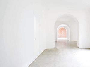 Tür für Innenbereich / einflügelig / Laminat / bündig