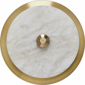moderne Wandleuchte / Messing / Alabaster / LED