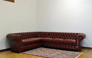 Modulsofa / Eck / Chesterfield / Leder
