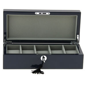 Aufbewahrungsbox / lackiertes Holz / mit Deckel