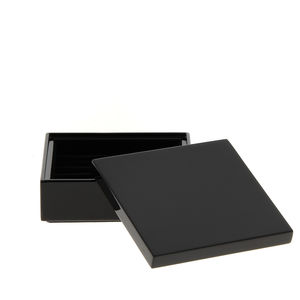 Aufbewahrungsbox / lackiertes Holz / mit Deckel
