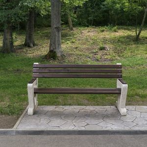 moderne Bank für den öffentlichen Raum
