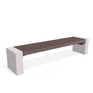 Beton-Gartenbank