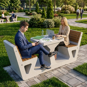 moderne Tisch- und Stuhlkombination