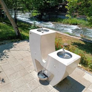 Trinkbrunnen für Wohnhaus