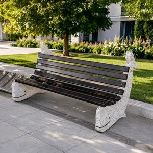 Bank für den öffentlichen Raum / originelles Design 1