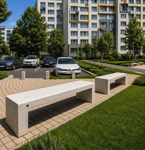 moderne Bank für den öffentlichen Raum 1