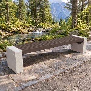 Beton-Gartenbank 1