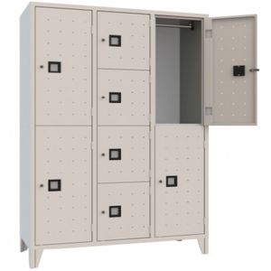 Stahl-Garderobenschrank