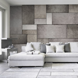moderne Tapeten / Stoff / Vinyl / mit geometrischem Muster