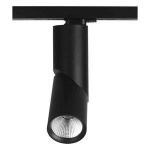 LED-Schienenleuchte / rund / Aluminium / Stahl