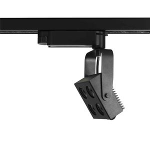 LED-Schienenleuchte / quadratisch / Stahl / für Geschäfte