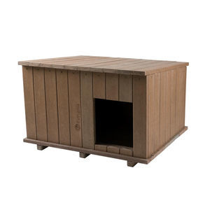 Recyclingkunststoff-Hundehütte