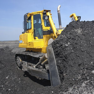 Bulldozer auf Raupen