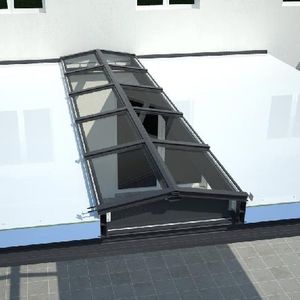 Abdeckung für Pergola / Glas