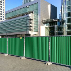 Zaun für öffentliche Bereiche / für Baustellen / Industrie / Platten