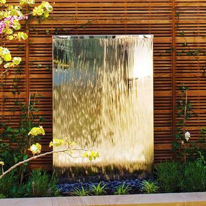 Wasserwand / Edelstahl rostfrei