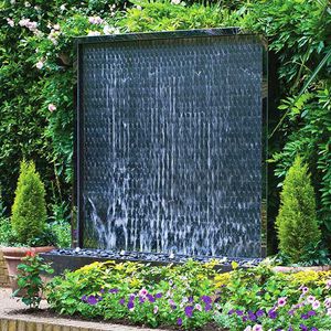 Wasserwand / Edelstahl rostfrei
