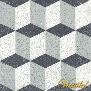 Terrazzo-Optik-Zementfliesen