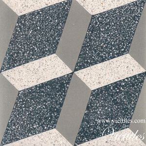 Terrazzo-Optik-Zementfliesen