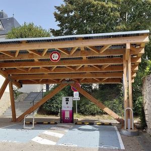 Carport für Parkplätze