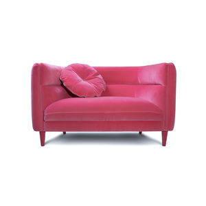 modernes Sofa / Samt / für öffentliche Einrichtungen / Contract